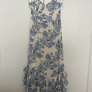 Yumi Kim Baxter Midi Dress in Positano Blue